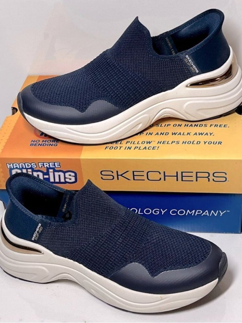 Skechers Hazel Rosalind Street Slip-ins Vegan Knit Shoes
